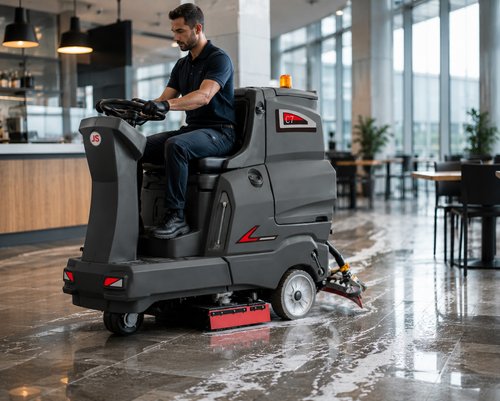 C7 ARES — Ride-On Floor Scrubber