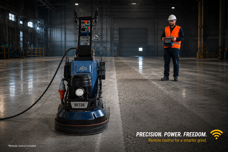 DF23R Remote Control Floor Grinder - 22" Grinding Width