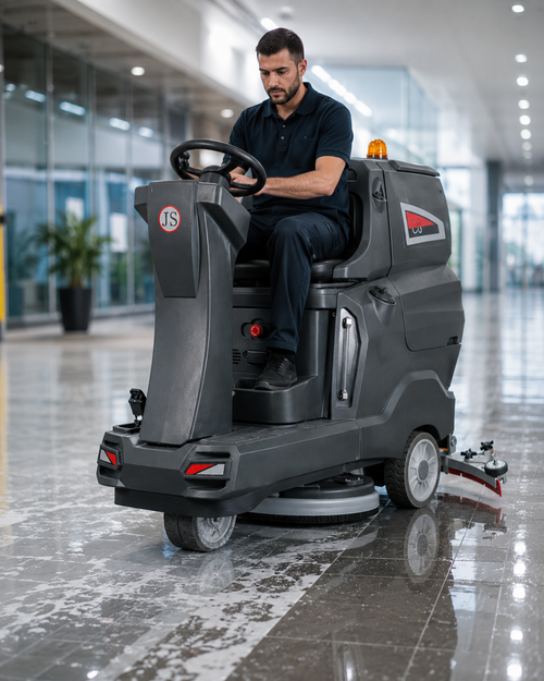 C6 ARES — Ride-On Floor Scrubber